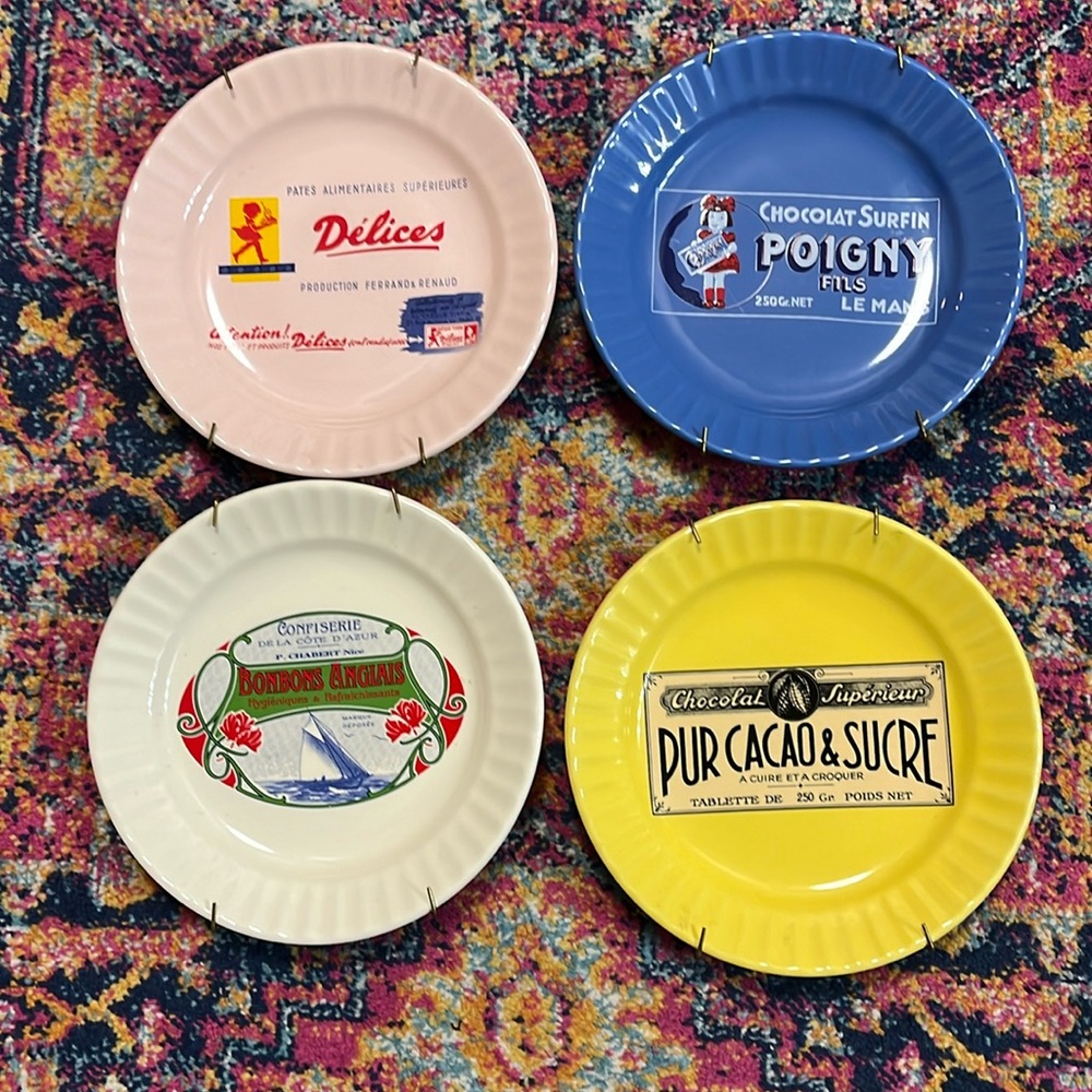 Anthropolie decoative plates set